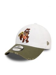 New Era Czapka z daszkiem Wb Washed 9Twenty 60565324 Biały. Białe czapki z daszkiem New Era, bez wzorów, z bawełny. Za 129.99 zł.