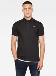 G-Star Raw Polo D11595-5864-6484 Granatowy Regular Fit. Niebieskie koszulki polo sportowe G-Star Raw, m, bez wzorów, z bawełny, bez kołnierzyka, bez ramiączek. Za 279.99 zł.