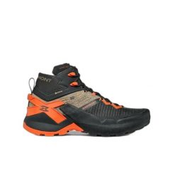 Buty trekkingowe Garmont 9.81 Onyx GTX Mid. Czarne buty turystyczne Garmont, bez wzorów, z gore-texu, bez zapięcia, do biegania, gore-tex. Za 886.00 zł.