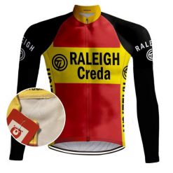 Vintage Cycling Jersey (Polar) Ti-Raleigh-Redted. Czarne bluzy z polaru REDTED, xl, bez wzorów, z jersey, bez kaptura. Za 298.00 zł.