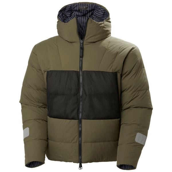 Odwracalna kurtka z kapturem Helly Hansen Arc. Szare kurtki Helly Hansen, m, bez wzorów, z puchu, z kapturem. W wyprzedaży za 1,914.00 zł.