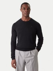 KARL LAGERFELD Sweter 655000 554399 Czarny Slim Fit. Czarne swetry rozpinane KARL LAGERFELD, m, bez wzorów, z wełny, bez kołnierzyka, bez ramiączek. Za 599.99 zł.