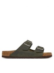 Birkenstock Klapki Arizona 1032783 Zielony ciemny. Zielone klapki Birkenstock, ze skóry. Za 549.99 zł.