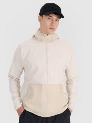 4F Bluza treningowa rozpinana z kapturem męska 4F x Robert Lewandowski - biała XL. Białe bluzy z kapturem 4F, m, bez wzorów, z dzianiny, z kapturem. Za 269.99 zł.