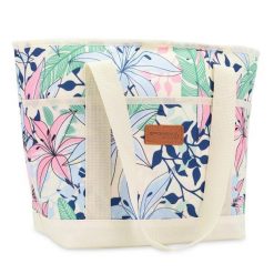 Torba turystyczna termiczna plażowa Spokey Eco Simply. Brązowe torby na ramię Spokey, bez wzorów, z materiału, na ramię, duże, bez dodatków. Za 41.99 zł.