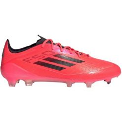 Buty piłkarskie adidas F50 Elite Fg IE3191 czerwone. Czerwone odzież kompresyjna m, bez wzorów, z materiału, do piłki nożnej. Za 1,179.27 zł.