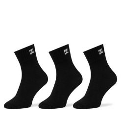 Skarpety długie DC Shoes. Czarne skarpety DC Shoes, bez wzorów. Za 44.99 zł.