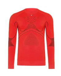 Koszulka termoaktywna męska X-Bionic Energy Accumulator 4.0 Red. Czerwone bielizna termoaktywna X BIONIC, l, bez wzorów, z dzianiny, bez ramiączek, na fitness i siłownię. Za 360.00 zł.