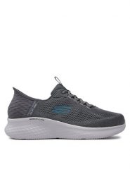 Skechers Sneakersy Slip_Ins 232466 Szary. Szare buty sportowe casual Skechers, bez wzorów, z materiału, bez zapięcia. Za 259.99 zł.