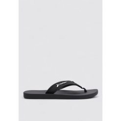 Klapki Męskie Rider IMPULSE THONG AD Noir. Czarne klapki Rider, z materiału. Za 79.99 zł.