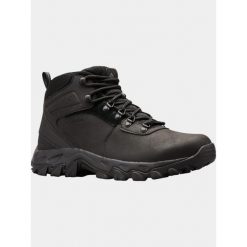 Buty Turystyczne Męskie Columbia Newton Ridge Plus II WP. Czarne buty turystyczne Columbia, bez wzorów, ze skóry, bez zapięcia, trekkingowe. Za 510.65 zł.