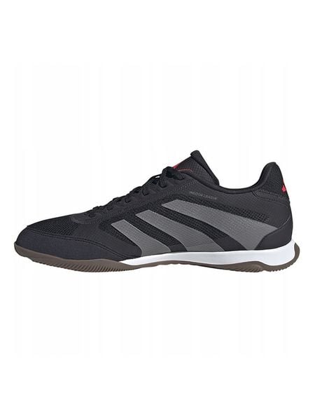 Adidas Buty piłkarskie "Predator League IN" w kolorze antracytowym rozmiar: 40. Czarne buty treningowe Adidas, bez wzorów, z materiału, do piłki nożnej. Za 180.06 zł.