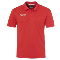 Polo Kempa Poly. Czerwone koszulki polo Kempa, m, bez wzorów, z tkaniny, bez kołnierzyka, bez ramiączek. Za 177.50 zł.