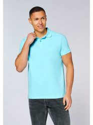 Chiemsee Koszulka polo "Marsa" w kolorze błękitnym rozmiar: S. Niebieskie koszulki polo Chiemsee, s, bez wzorów, z bawełny, bez kołnierzyka, bez ramiączek. Za 70.24 zł.