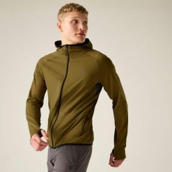 Męska bluza Assimilate VI z kapturem i rozciągliwym zamkiem błyskawicznym. Brązowe bluzy z kapturem Dare 2B, l, bez wzorów, z syntetyku, z kapturem. Za 149.99 zł.