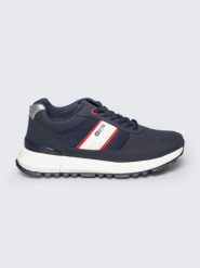 Sneakersy męskie granatowe RR174290 403. Niebieskie buty sportowe casual BIG STAR, bez wzorów, bez zapięcia. Za 189.99 zł.