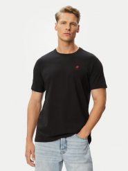 Beverly Hills Polo Club T-Shirt P-SS26M-TS5022 Czarny Regular Fit. Czarne koszulki polo Beverly Hills Polo Club, m, bez wzorów, z bawełny, bez kołnierzyka, bez ramiączek. Za 129.99 zł.