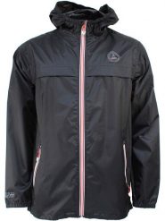 Peak Mountain Kurtka przeciwdeszczowa "Carrow" w kolorze czarnym rozmiar: L. Czarne kurtki przeciwdeszczowe Peak Mountain, l, bez wzorów, bez kaptura. Za 121.99 zł.