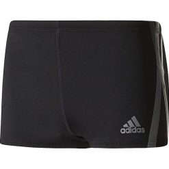 Kąpielówki w kolorze czarno-srebrnym. Kąpielówki marki adidas Swim. W wyprzedaży za 85.95 zł.
