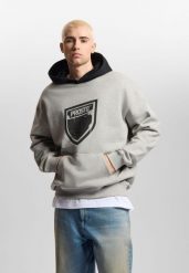 Bluza sportowa męska Prosto Splash Shield z kapturem. Szare bluzy z kapturem Prosto., m, bez wzorów, z kapturem. Za 294.99 zł.