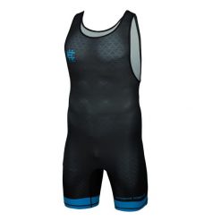 Trykot zapaśniczy męski EXTREME HOBBY BLACK ARMOUR. Niebieskie odzież kompresyjna EXTREME HOBBY, l, bez wzorów, z elastanu, na fitness i siłownię. Za 188.00 zł.