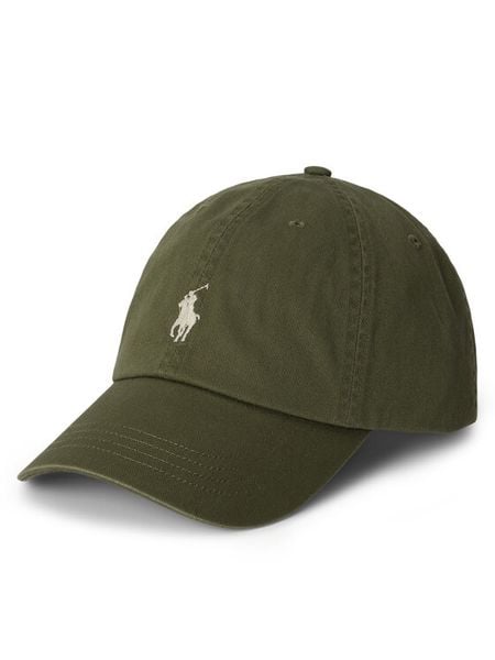 Polo Ralph Lauren Czapka z daszkiem 710667709508 Zielony. Zielone czapki z daszkiem Polo Ralph Lauren, bez wzorów, z bawełny. Za 269.99 zł.
