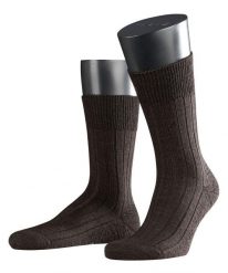 Skarpety Falke Teppich Im Schuh. Brązowe skarpety Falke, bez wzorów, z materiału. Za 136.00 zł.