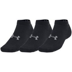 Skarpetki Unisex Dla Dorosłych Essential Low Cut (zestaw 3 Sztuk). Czarne skarpety Under Armour, bez wzorów. Za 88.99 zł.