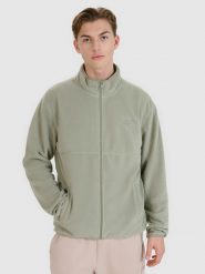 4F Polar regular ze stójką męski - oliwkowy XL. Brązowe bluzy z polaru 4F, na zimę, m, bez wzorów, z dzianiny, bez kaptura. Za 129.99 zł.