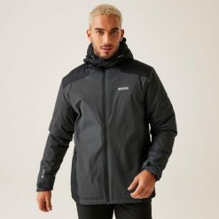 Kurtka ocieplana męska Thornridge II. Brązowe kurtki Regatta, m, bez wzorów, z puchu, bez kaptura. W wyprzedaży za 249.99 zł.