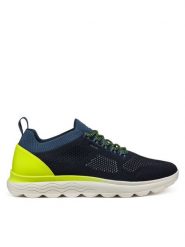Geox Sneakersy U Spherica U55BYE 0009T C4502 Granatowy. Niebieskie buty sportowe casual Geox, bez wzorów, z materiału, bez zapięcia. Za 319.99 zł.
