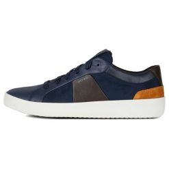 Geox Tenisówki Męskie Warley 41 Ciemnoniebieskie. Trampki marki Geox. W wyprzedaży za 365.00 zł.