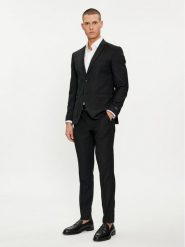 Jack&Jones Garnitur Solaris 12148166 Czarny Super Slim Fit. Czarne garnitury Jack&Jones, m, bez wzorów, z syntetyku. Za 669.99 zł.