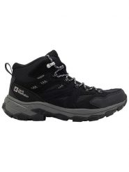 Jack Wolfskin Buty trekkingowe "Vojo Tour Texapore MID" w kolorze czarno-antracytowym rozmiar: 41. Czarne buty trekkingowe Jack Wolfskin, bez wzorów, bez zapięcia. Za 382.99 zł.