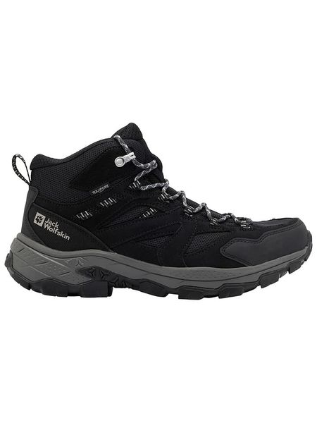 Jack Wolfskin Buty trekkingowe "Vojo Tour Texapore MID" w kolorze czarno-antracytowym rozmiar: 45. Czarne buty trekkingowe Jack Wolfskin, bez wzorów, bez zapięcia. Za 382.99 zł.