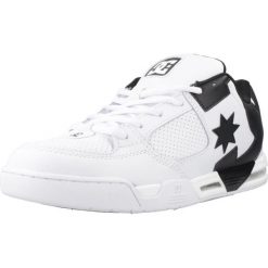 Buty DC DC COMMAND Biały. Białe buty turystyczne DC Shoes, bez wzorów, ze skóry, bez zapięcia, trekkingowe. Za 427.52 zł.
