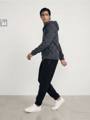 Spodnie polarowe jogger - czarny. Czarne joggery i bojówki Sinsay, l, bez wzorów, z polaru, sportowe. Za 59.99 zł.
