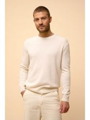 Just Cashmere Kaszmirowy sweter "Gabin" w kolorze kremowym rozmiar: XL. Brązowe swetry nierozpinane Just Cashmere, xl, bez wzorów, z kaszmiru, bez kołnierzyka, bez ramiączek. Za 663.95 zł.