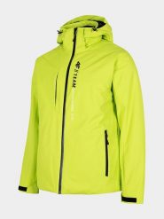 4F Kurtka narciarska w kolorze zielonym rozmiar: XXL. Zielone kurtki narciarskie i snowboardowe 4F, m, bez wzorów, bez kaptura. Za 262.29 zł.