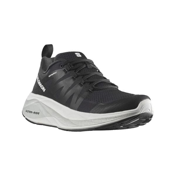 Buty do biegania męskie Salomon Glide Max. Czarne buty do biegania Salomon, bez wzorów, bez zapięcia, do biegania. W wyprzedaży za 389.00 zł.