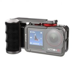 Metalowa obudowa ochronna z uchwytem Puluz dla DJI Osmo Action 5 Pro / Action 4 / Action 3. Brązowe zegarki sportowe PULUZ. Za 200.00 zł.