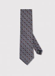 PAKO LORENTE - Brązowy krawat męski. Brązowe krawaty i muchy Pako Lorente, bez wzorów, z poliesteru. Za 99.99 zł.