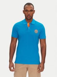 Napapijri Polo E-Clanis NP0A4ID3B2W1 Niebieski Regular Fit. Niebieskie koszulki polo Napapijri, m, bez wzorów, z bawełny, bez kołnierzyka, bez ramiączek. Za 179.99 zł.