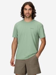 Marmot Koszulka funkcyjna "AirExchange" w kolorze zielonym rozmiar: M. Zielone t-shirty sportowe Marmot, bez wzorów, bez ramiączek, outdoorowe. Za 135.81 zł.