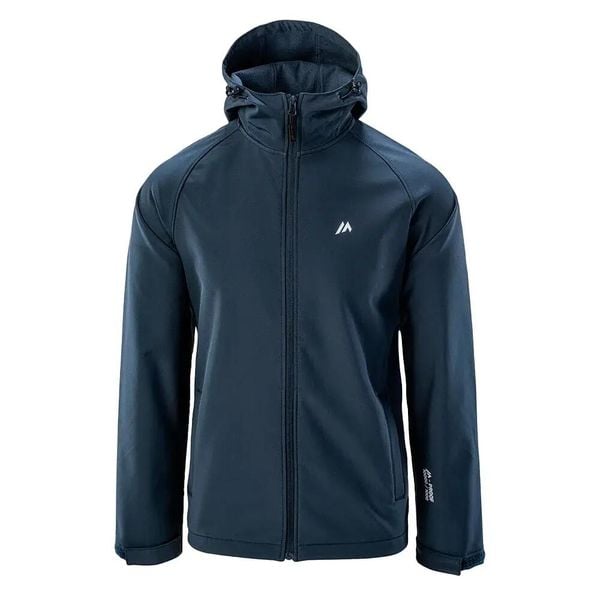 Kurtka Softshellowa Unisex Dla Dorosłych Softshell Meino. Niebieskie kurtki MARTES ESSENTIALS, m, bez wzorów, z elastanu, z kapturem. Za 129.99 zł.