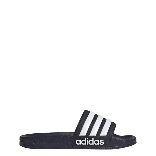 Klapki męskie basenowe Adidas ADILETTE. Białe klapki Adidas, z materiału. Za 119.00 zł.