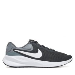 Buty do biegania Nike. Szare buty do biegania Nike, bez wzorów, bez zapięcia, do biegania, nike revolution. Za 329.99 zł.