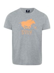 Polo Sylt Koszulka w kolorze szarym rozmiar: XXL. Szare koszulki polo Polo Sylt, xxl, bez wzorów, bez kołnierzyka, bez ramiączek. Za 61.45 zł.