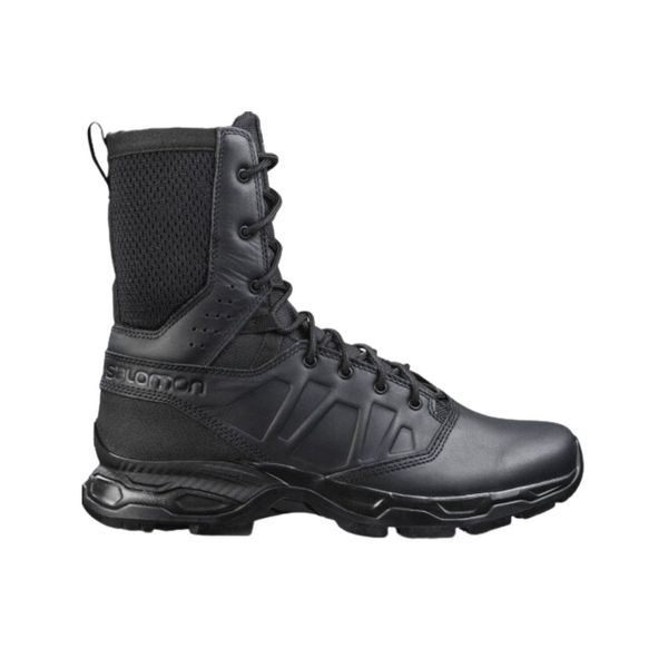 Buty trekkingowe męskie Salomon Urban Jungle Ultra. Czarne buty trekkingowe Salomon, bez wzorów, bez zapięcia. W wyprzedaży za 389.00 zł.