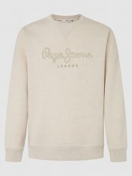 Pepe Jeans Bluza "New Nouvel" w kolorze kremowym rozmiar: L. Brązowe bluzy Pepe Jeans, l, bez wzorów, z bawełny, bez kaptura. Za 241.45 zł.
